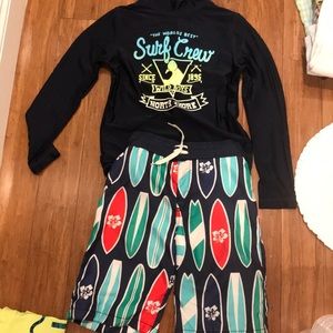 Rash guard and swimsuit - Gymboree and OshKosh